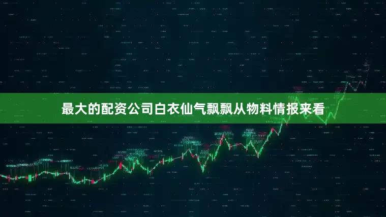 最大的配资公司白衣仙气飘飘从物料情报来看